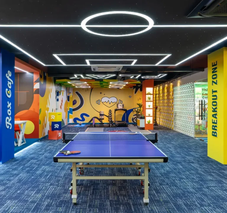 Introducing new hires to refreshment areas, Roxnor